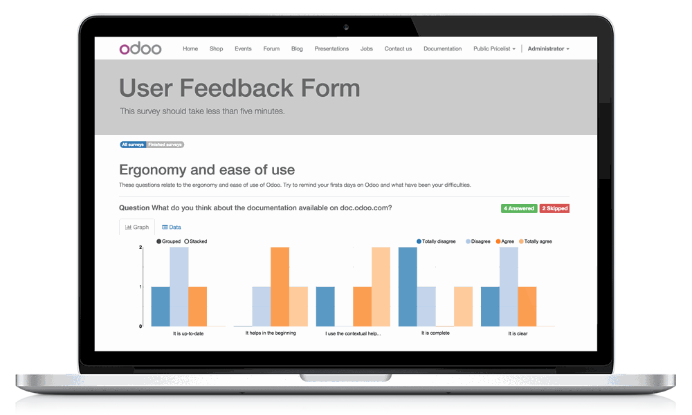 Odoo survey